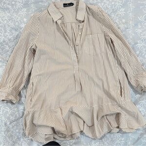 Pomander Place Long Sleeve Collared Dress Size Large